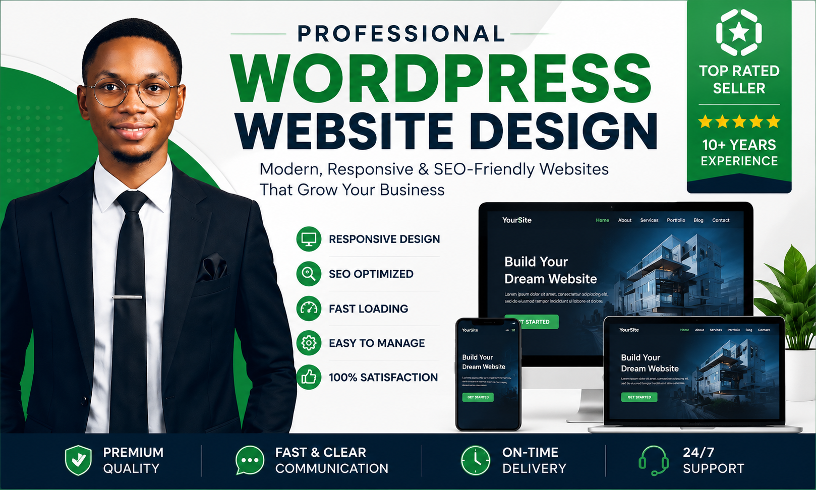 wordpress website design banner